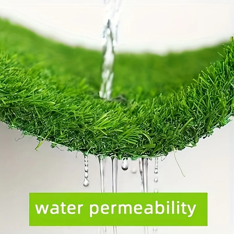 Aritificial Realistic Grass Pad, Simulation Pet Lawn Mats, Thick Synthetic Fake Mat For Outdoor Garden Patio Landscape Dog Pet - Image 5